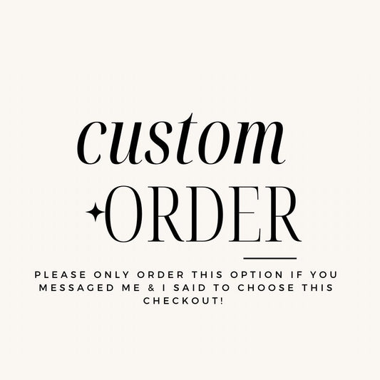Custom Order Tshirt